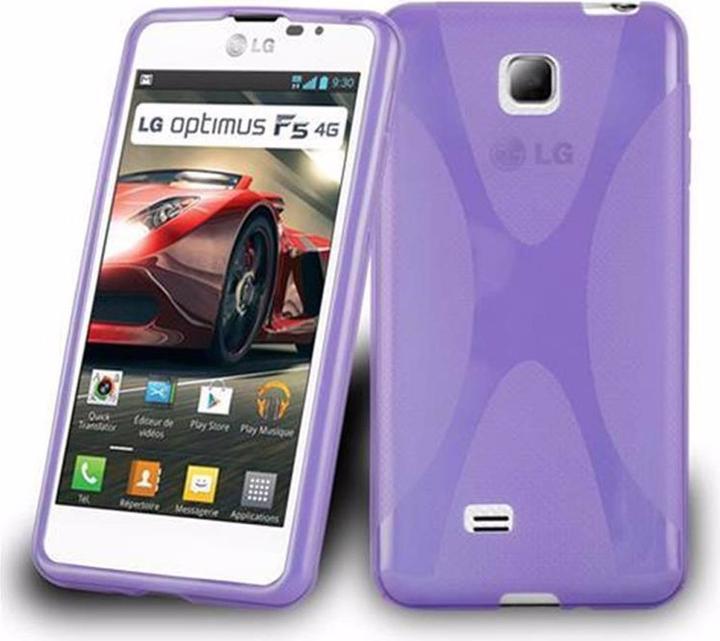 Actual product image Cadorabo TPU X-Line Cover (LG Optimus F5, LG Lucid 2)