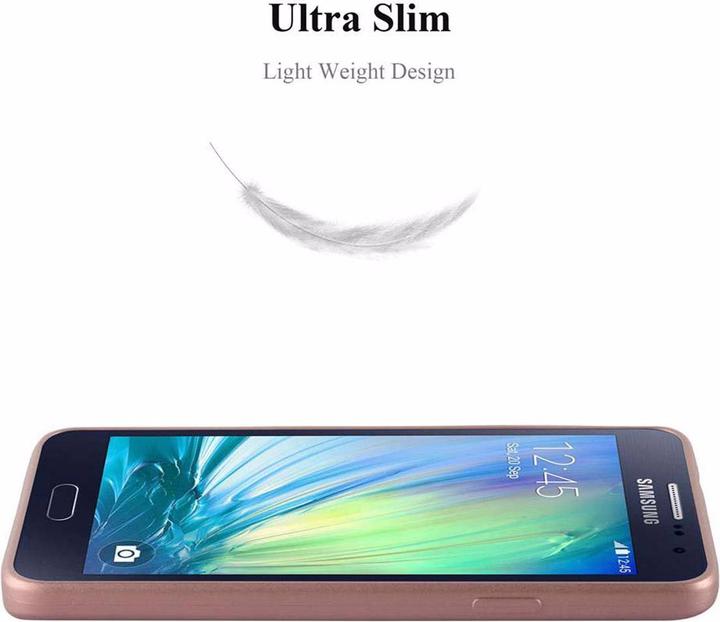 Productafbeelding Cadorabo TPU matte metalen hoes (Samsung Galaxy A3)