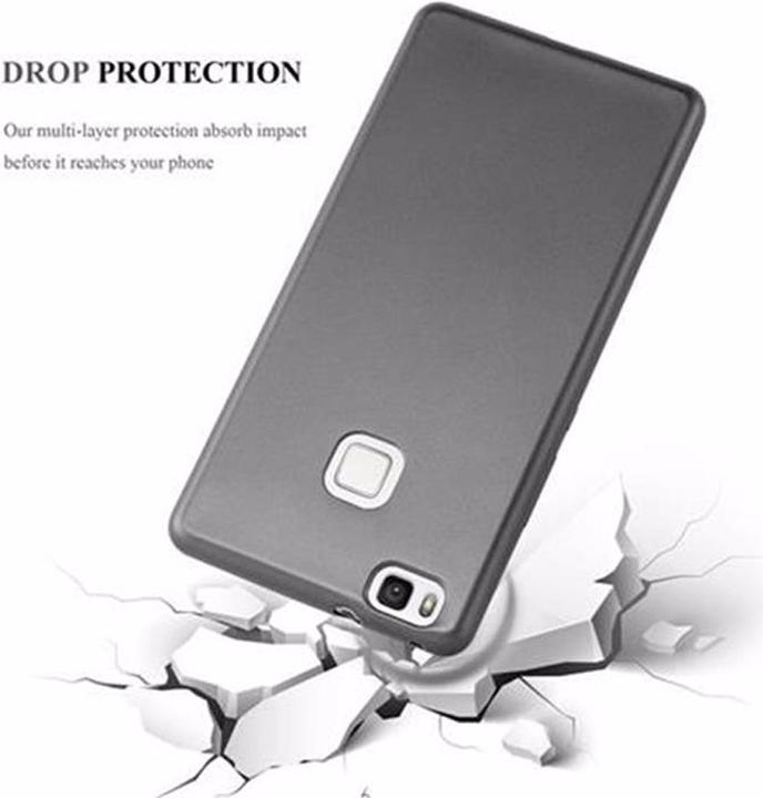 Image du produit Cadorabo Couverture métallique mate TPU (Huawei P9 Lite)