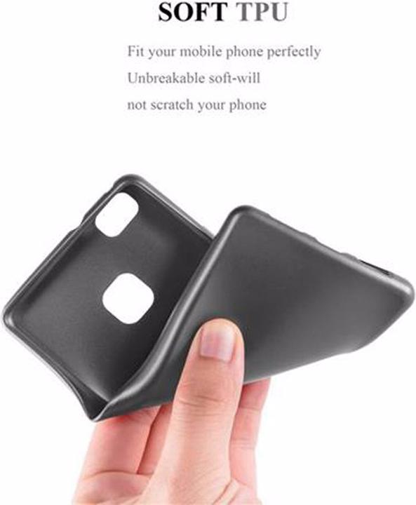 Image du produit Cadorabo Couverture métallique mate TPU (Huawei P9 Lite)