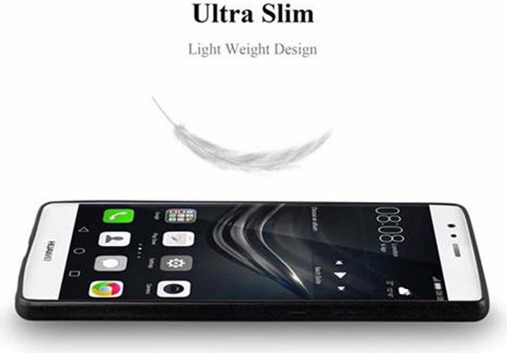 Actual product image Cadorabo TPU Matt Metallic Cover (Huawei P9)