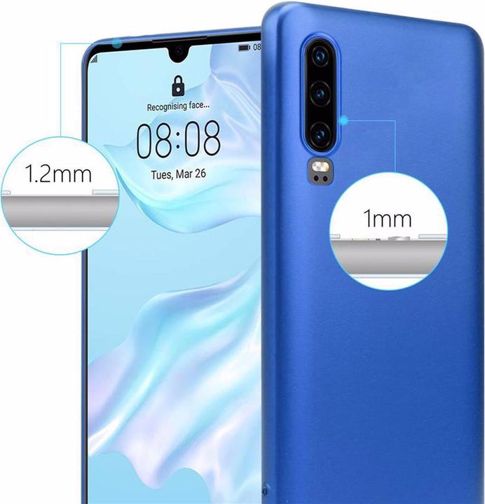Actual product image Cadorabo TPU Matt Metallic Cover (Huawei P30)