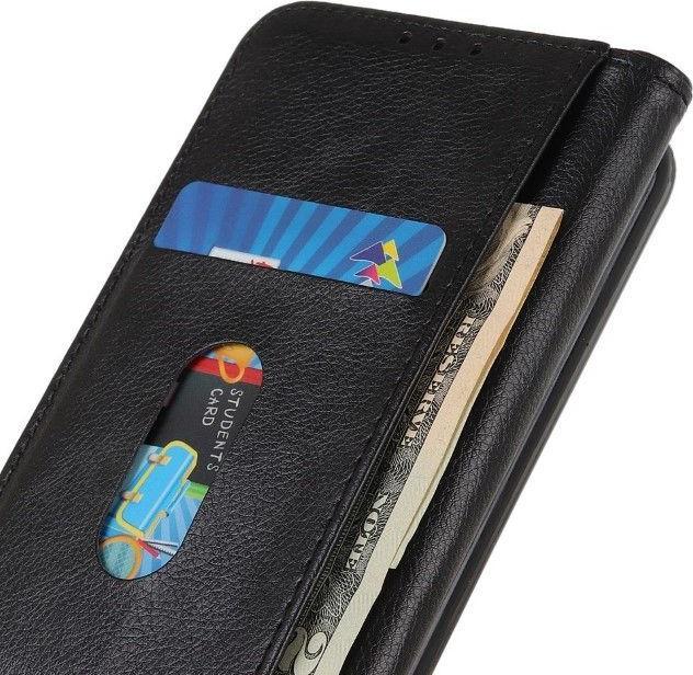 Actual product image MU Classic Litchi Leather Bookcover Series (Nokia C21 Plus)