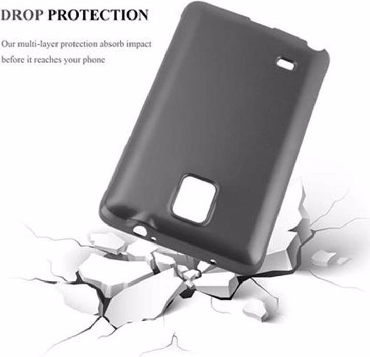 Image du produit Cadorabo Couverture métallique mate TPU (Samsung Galaxy Note 4)