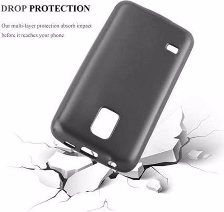 Image du produit Cadorabo Couverture métallique mate TPU (Samsung Galaxy S5, Samsung Galaxy S5 Neo)