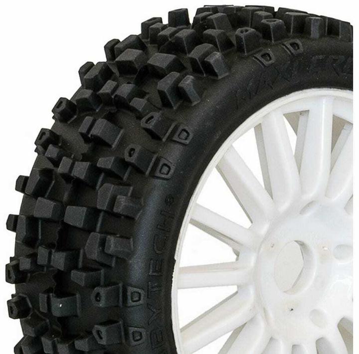 Produktbild Hobbytech Kompletträder MAXI CROSS Buggy Weiss, 1:8, Felgengrösse