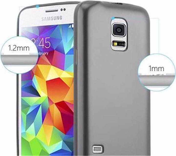 Image du produit Cadorabo Couverture métallique mate TPU (Samsung Galaxy S5, Samsung Galaxy S5 Neo)