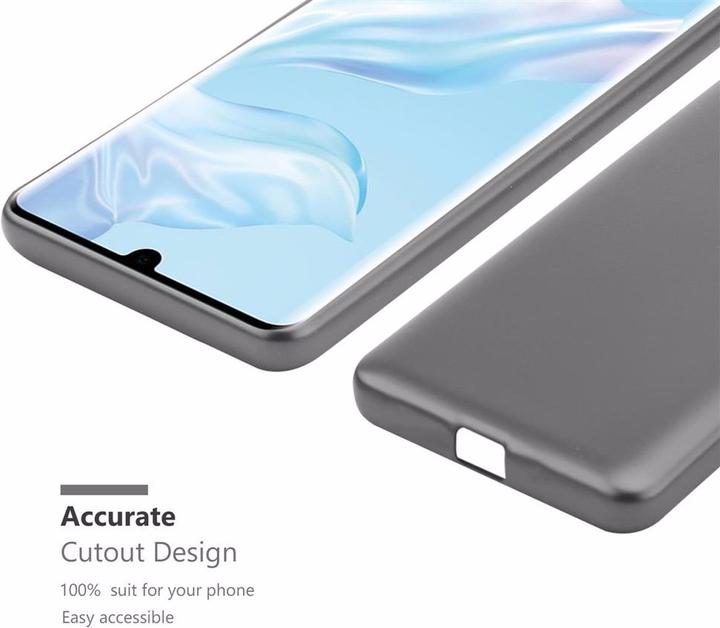 Image du produit Cadorabo Couverture métallique mate TPU (Huawei P30 Pro)