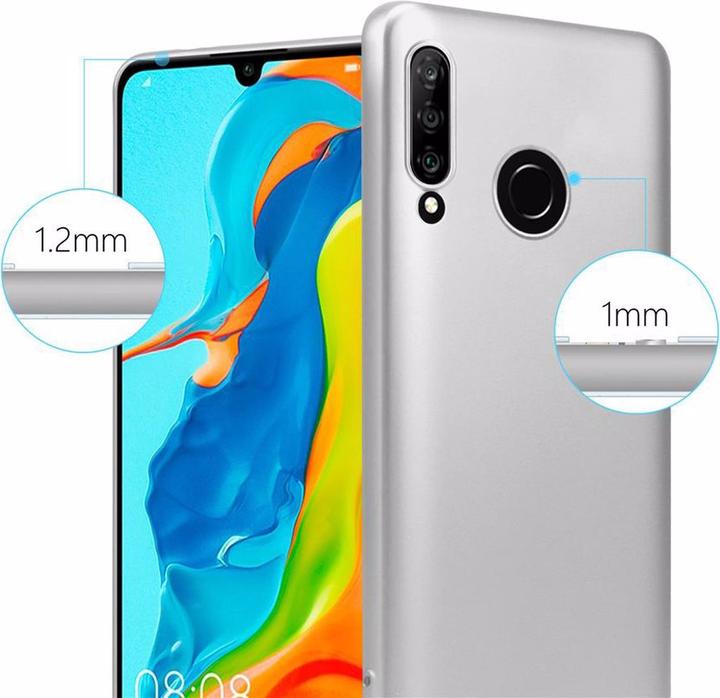 Actual product image Cadorabo TPU Matt Metallic Cover (Huawei P30 Lite)