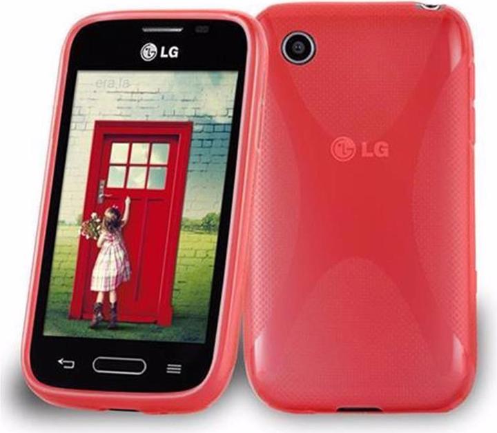 Actual product image Cadorabo TPU X-Line Cover (LG L40)