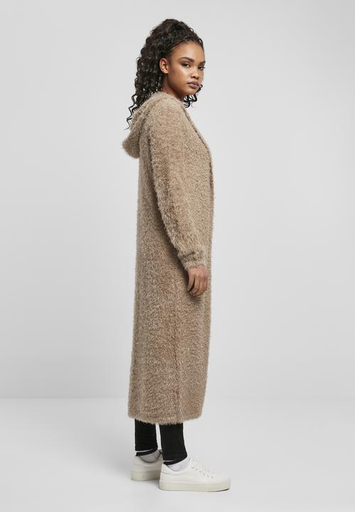 Produktbild Urban Classics Ladies Hooded Feather Cardigan (XL)
