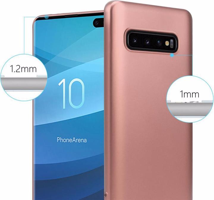 Actual product image Cadorabo TPU Matt Metallic Cover (Samsung Galaxy S10+)