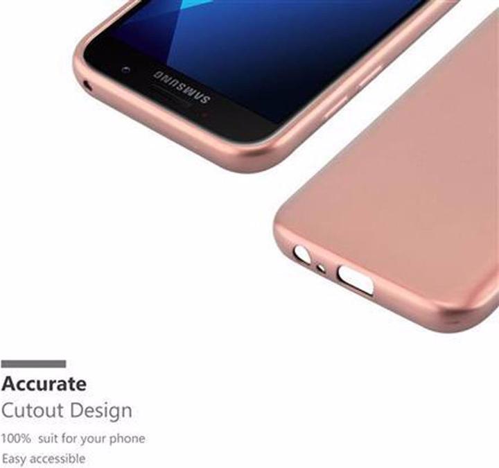 Actual product image Cadorabo TPU Matt Metallic Cover (Samsung Galaxy A3 (2017))