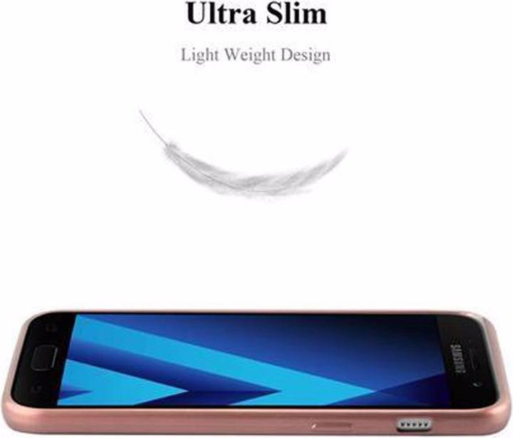 Actual product image Cadorabo TPU Matt Metallic Cover (Samsung Galaxy A3 (2017))
