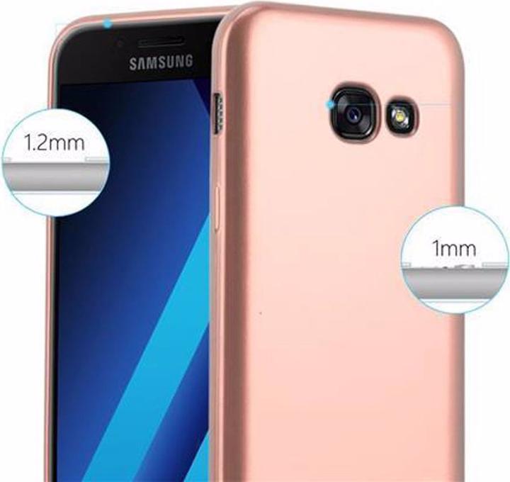 Actual product image Cadorabo TPU Matt Metallic Cover (Samsung Galaxy A3 (2017))