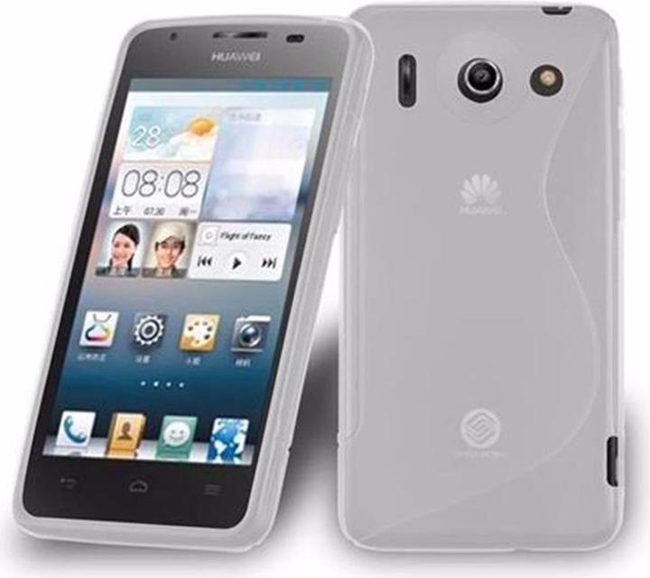 Productafbeelding Cadorabo TPU S-Line Cover (Huawei Ascend G510, Huawei Ascend G520, Huawei Ascend G525)