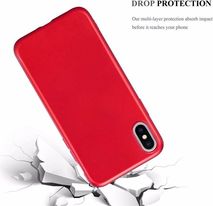 Image du produit Cadorabo Couverture métallique mate TPU (Apple iPhone XS Max)
