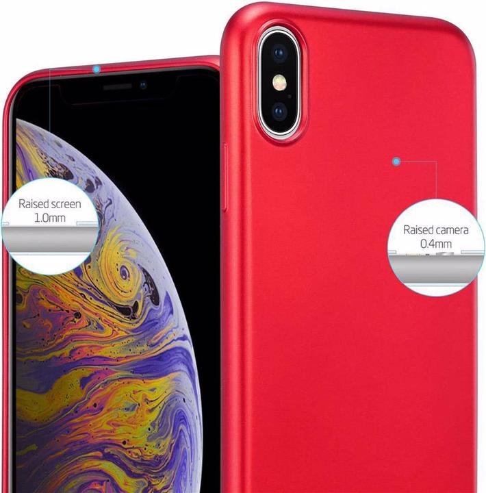 Image du produit Cadorabo Couverture métallique mate TPU (Apple iPhone XS Max)