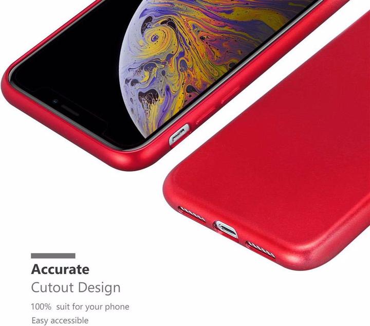 Image du produit Cadorabo Couverture métallique mate TPU (Apple iPhone XS Max)
