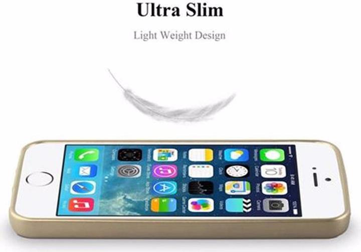 Produktbild Cadorabo TPU Matt Metallic Cover (Apple iPhone 5)