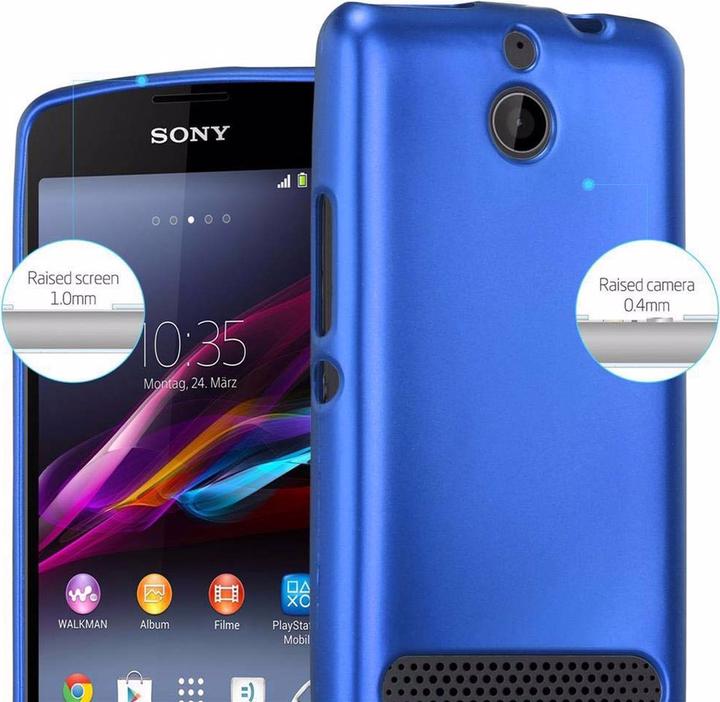Image du produit Cadorabo Couverture métallique mate TPU (Sony Xperia E1)