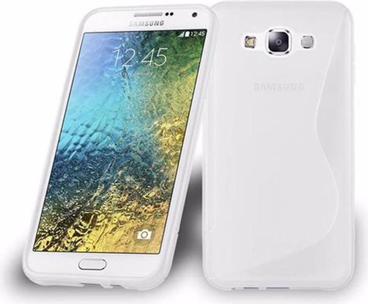 Actual product image Cadorabo TPU S-Line Cover (Samsung Galaxy E7)