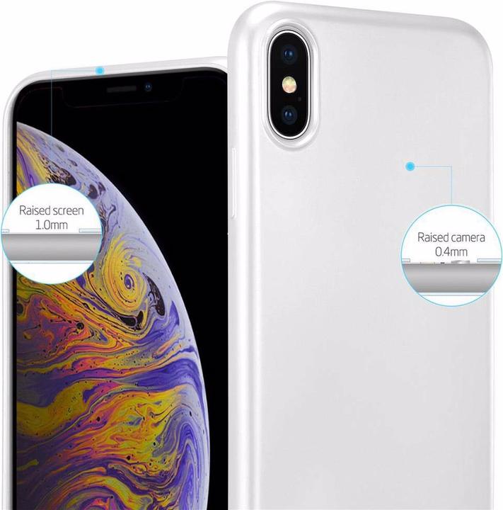 Actual product image Cadorabo TPU Matt Metallic Cover (Apple iPhone XS Max)