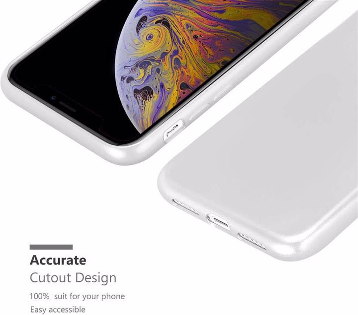 Actual product image Cadorabo TPU Matt Metallic Cover (Apple iPhone XS Max)