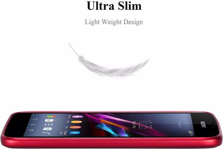 Productafbeelding Cadorabo TPU Matte Metallic hoes (Xperia E1)