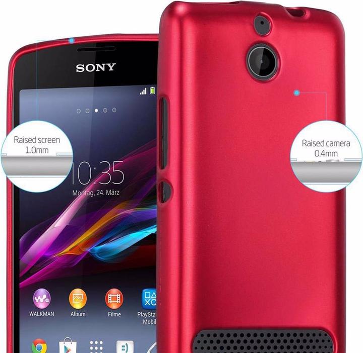 Productafbeelding Cadorabo TPU Matte Metallic hoes (Xperia E1)