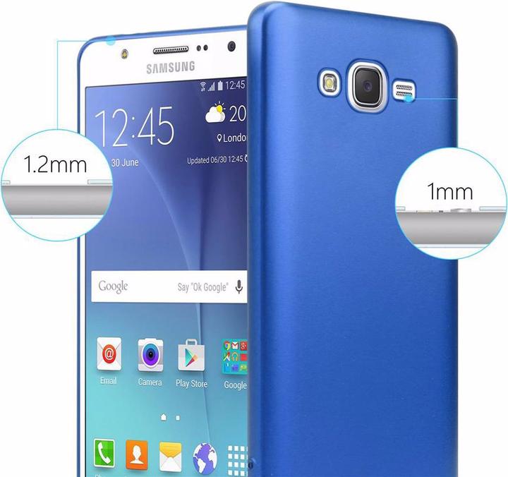 Productafbeelding Cadorabo TPU Matte Metallic hoes (Samsung Galaxy J7)