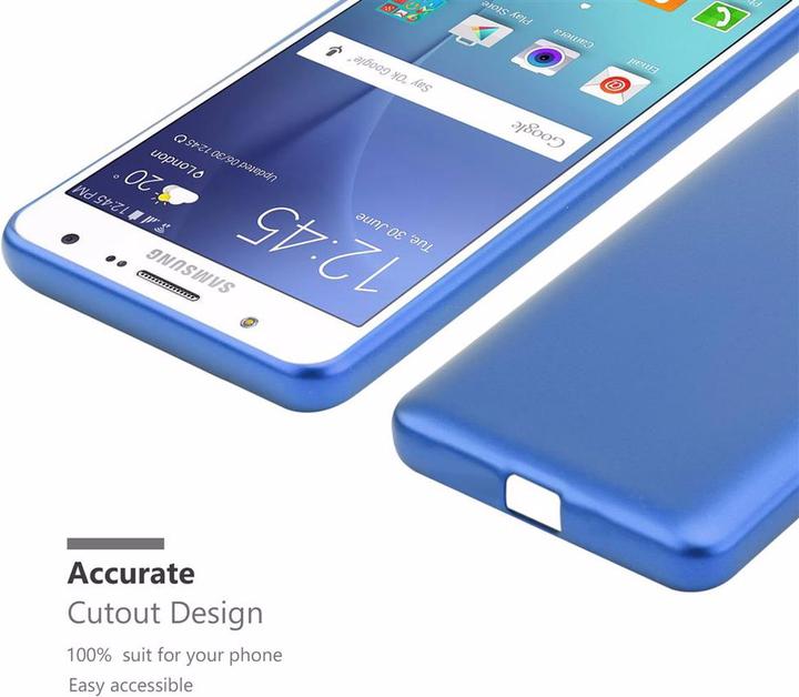 Productafbeelding Cadorabo TPU Matte Metallic hoes (Samsung Galaxy J7)