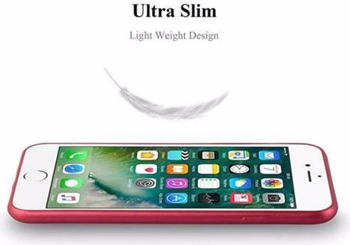 Actual product image Cadorabo TPU Matt Metallic Cover (Apple iPhone 7 Plus, Apple iPhone 7s Plus, Apple iPhone 8 Plus)