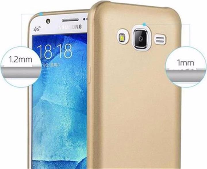 Productafbeelding Cadorabo TPU Matte Metallic hoes (Samsung Galaxy J5 (2015))