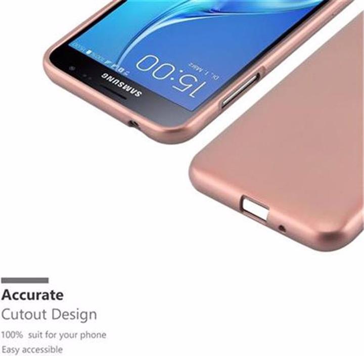 Produktbild Cadorabo TPU Matt Metallic Cover (Samsung Galaxy J3 (2016))