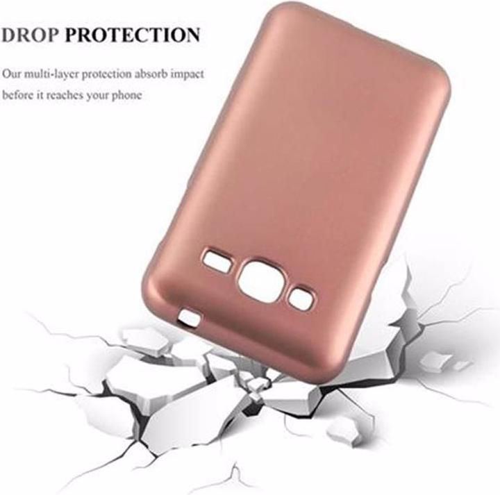 Produktbild Cadorabo TPU Matt Metallic Cover (Samsung Galaxy J3 (2016))