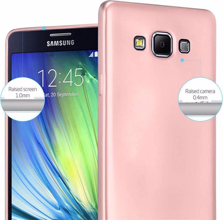 Productafbeelding Cadorabo TPU Matte Metallic hoes (Samsung Galaxy A7)