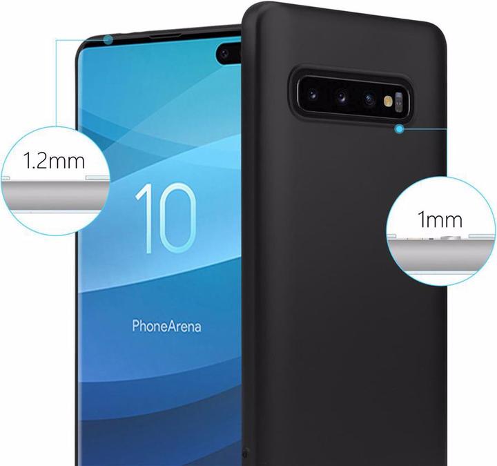 Image du produit Cadorabo Couverture métallique mate TPU (Samsung Galaxy S10+)