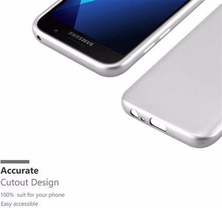 Actual product image Cadorabo TPU Matt Metallic Cover (Samsung Galaxy A3 (2017))