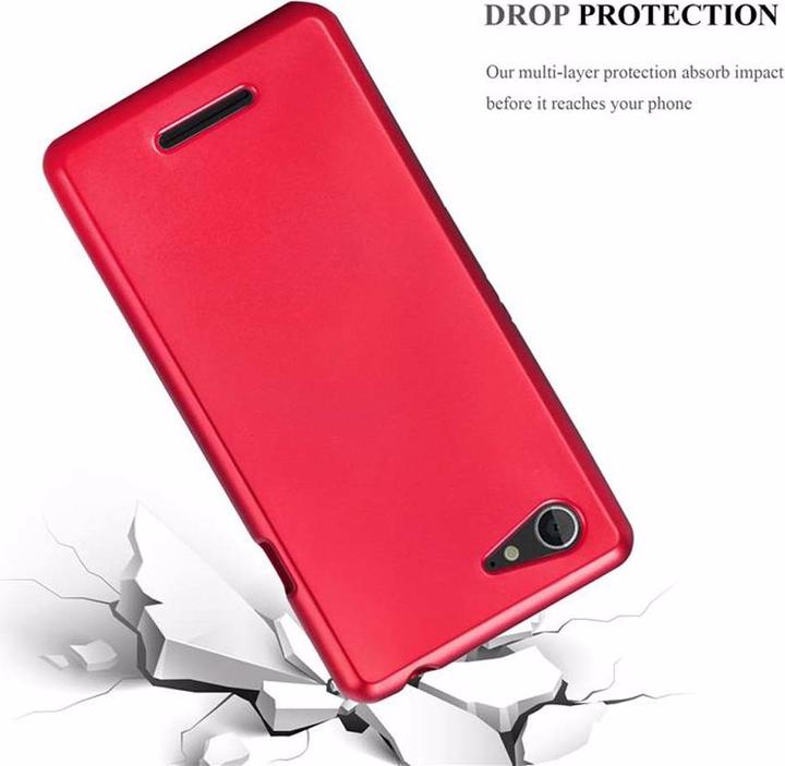 Actual product image Cadorabo TPU Matt Metallic Cover (Sony Xperia E3)
