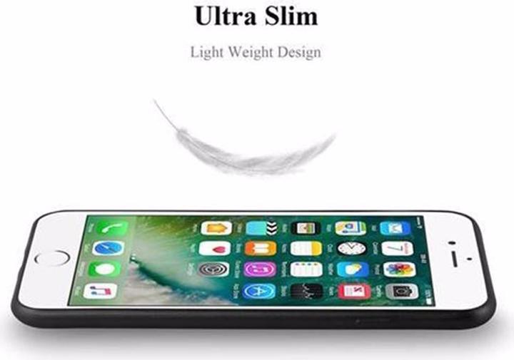 Actual product image Cadorabo TPU Matt Metallic Cover (Apple iPhone 8 Plus, Apple iPhone 7s Plus, Apple iPhone 7 Plus)