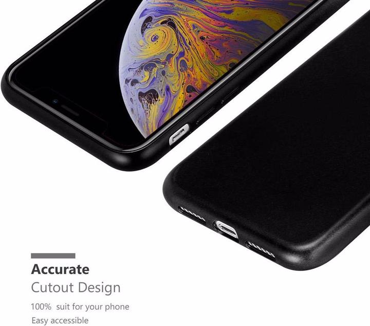 Productafbeelding Cadorabo TPU Matte Metallic hoes (Apple iPhone XS Max)
