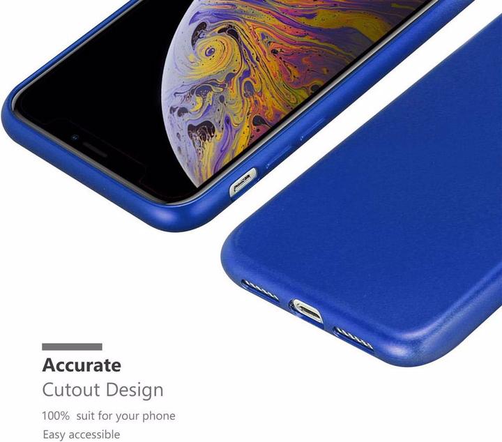 Productafbeelding Cadorabo TPU Matte Metallic hoes (Apple iPhone XS Max)