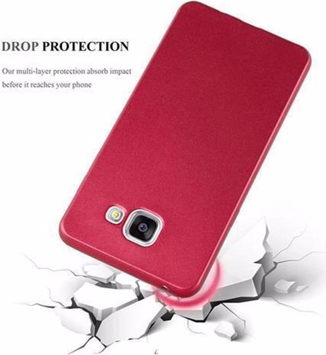 Actual product image Cadorabo TPU Matt Metallic Cover (Samsung Galaxy A3 (2016))