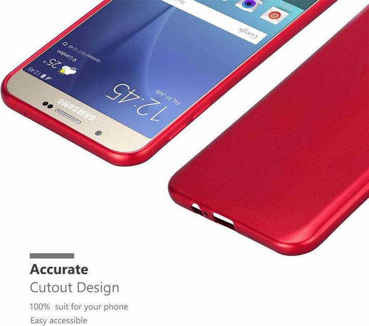 Productafbeelding Cadorabo TPU Matte Metallic hoes (Samsung Galaxy A8 (2018))
