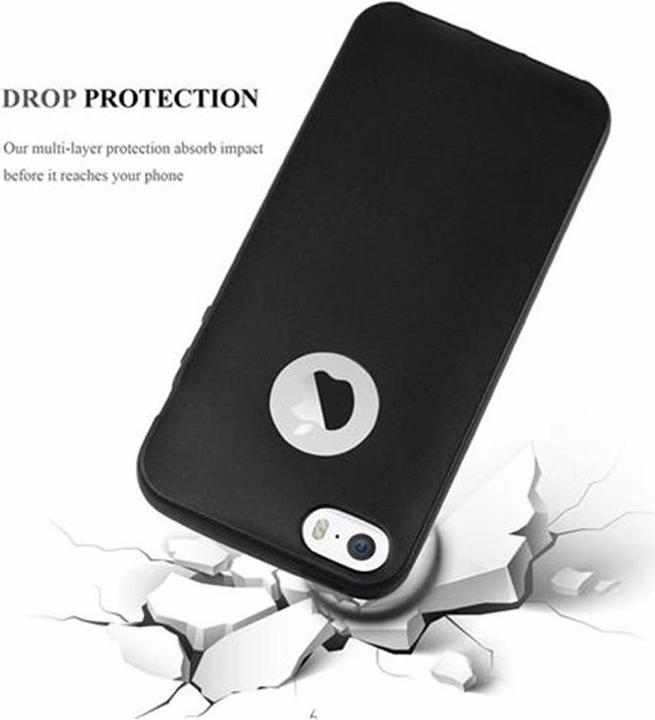 Actual product image Cadorabo TPU Matt Metallic Cover (Apple iPhone 5)