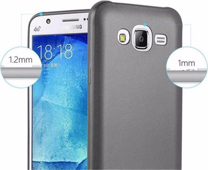 Image du produit Cadorabo Couverture métallique mate TPU (Samsung Galaxy J5 (2015))