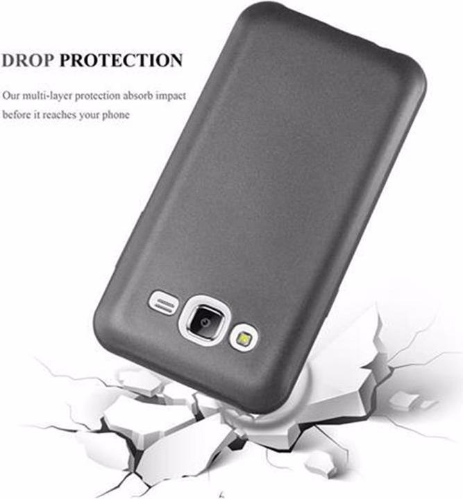 Image du produit Cadorabo Couverture métallique mate TPU (Samsung Galaxy J5 (2015))