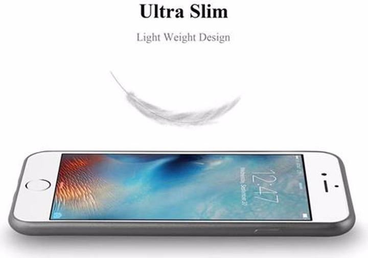 Image du produit Cadorabo Couverture métallique mate TPU (Apple iPhone 6 Plus)
