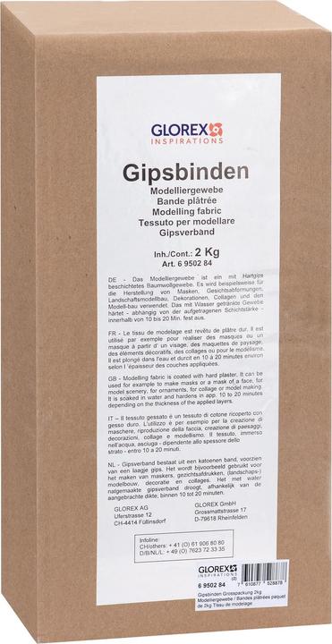 Produktbild hobbytime Gipsbinden Grosspackung 2kg